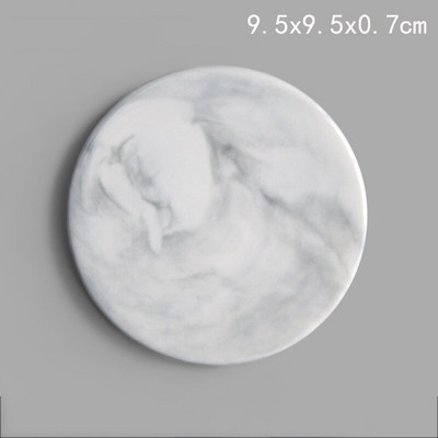 Šiaurės šalių keramikos padėklo paprastumo kontūrai aukso marmuro tekstūra Mažas laikymo padėklas Kavos puodelio kilimėlis Svetainės valgomojo stalo dekoras