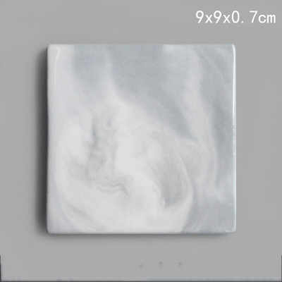 Šiaurės šalių keramikos padėklo paprastumo kontūrai aukso marmuro tekstūra Mažas laikymo padėklas Kavos puodelio kilimėlis Svetainės valgomojo stalo dekoras