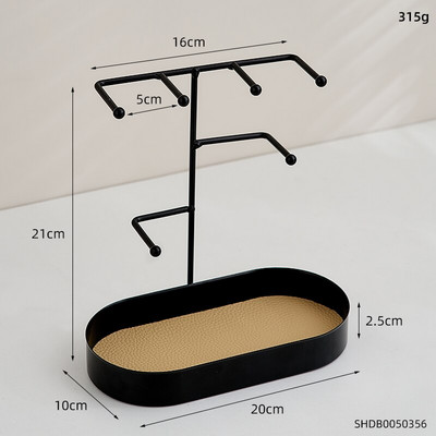 Tavă de depozitare ușoară de lux Decor nordic pentru casă Cheie Depozitare cosmetice Tavă pentru tacâmuri Decor pentru comodă Accesorii pentru bucătărie