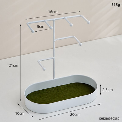 Tavă de depozitare ușoară de lux Decor nordic pentru casă Cheie Depozitare cosmetice Tavă pentru tacâmuri Decor pentru comodă Accesorii pentru bucătărie