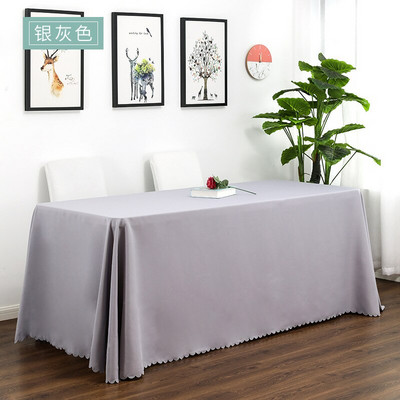 Šareni pokrivač za svadbeni stol Stolnjak Kvadratni pravokutnik Poliestersko stolno rublje Hotelski banketni stolovi Dekoracija Veleprodaja