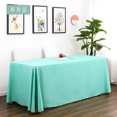 Šareni pokrivač za svadbeni stol Stolnjak Kvadratni pravokutnik Poliestersko stolno rublje Hotelski banketni stolovi Dekoracija Veleprodaja