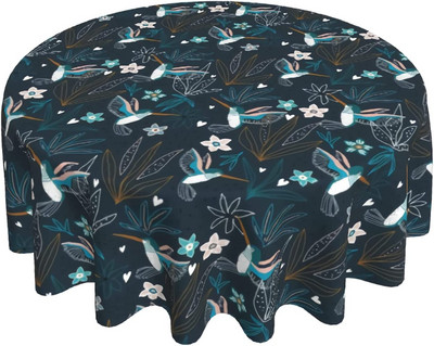 Față de masă rotundă de 60 de inchi, cu trei păsări zgomote, pentru bucătărie