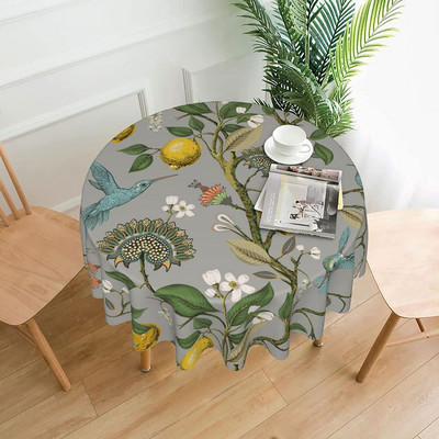 Față de masă rotundă de 60 de inchi, cu trei păsări zgomote, pentru bucătărie