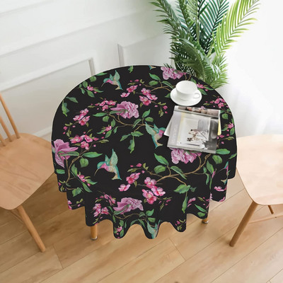 Față de masă rotundă de 60 de inchi, cu trei păsări zgomote, pentru bucătărie