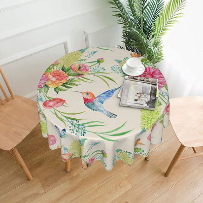 Față de masă rotundă de 60 de inchi, cu trei păsări zgomote, pentru bucătărie