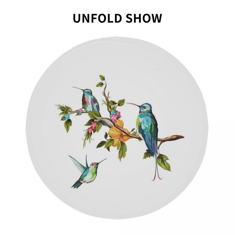 Față de masă rotundă de 60 de inchi, cu trei păsări zgomote, pentru bucătărie