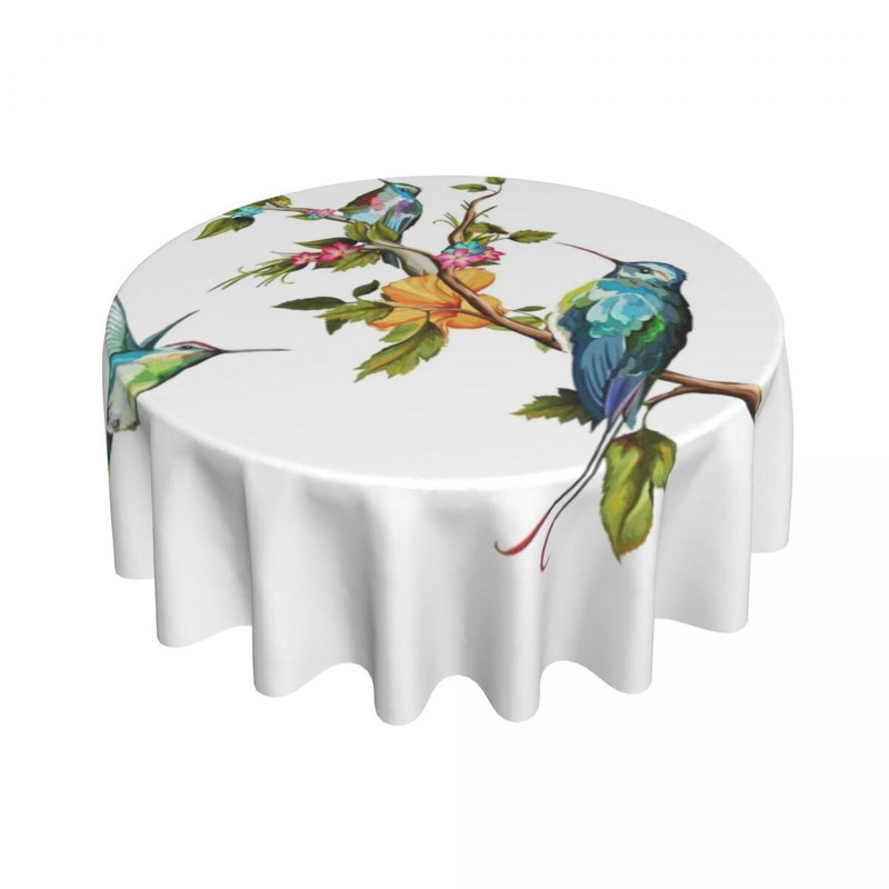 Față de masă rotundă de 60 de inchi, cu trei păsări zgomote, pentru bucătărie