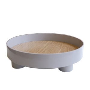 Cutie de depozitare de birou minimalistă nordică Tavă rotundă de depozitare din plastic Sufragerie articole cosmetice diverse Orgnizer Decorare pentru casă