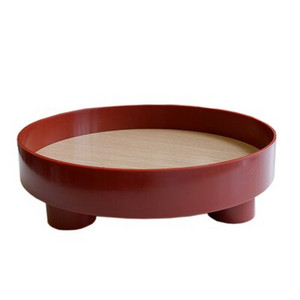 Cutie de depozitare de birou minimalistă nordică Tavă rotundă de depozitare din plastic Sufragerie articole cosmetice diverse Orgnizer Decorare pentru casă