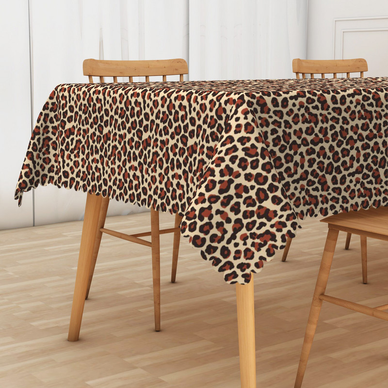 Sexy obrus s tigrom a leopardím vzorom, umývateľný obrus na stôl, detský narodeninový stôl, dekorácia na stôl, pikniková podložka z polyesteru