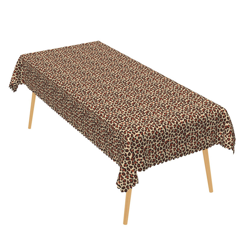Sexy obrus s tigrom a leopardím vzorom, umývateľný obrus na stôl, detský narodeninový stôl, dekorácia na stôl, pikniková podložka z polyesteru