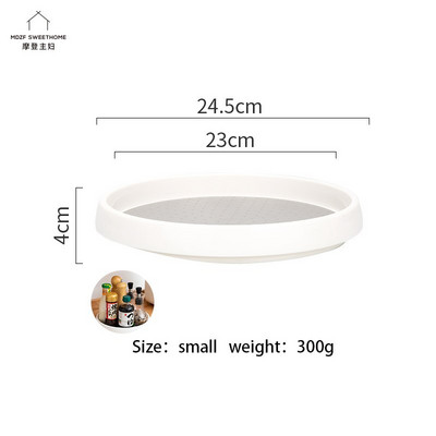 Forgatható konyhai fűszerezés tároló rendszerező fűszeres polc állvány csúszásmentes fűszertartó üvegek Fűszeres üvegek Tálca Konyhai kiegészítők