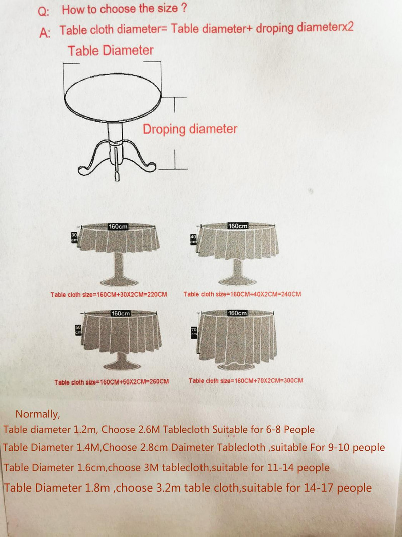 Apvali staltiesė Vestuvės Balta Viešbučio staltiesė Stalo danga