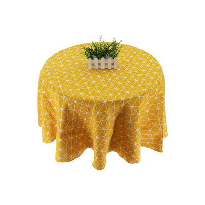 Față de masă rotundă, elegante, fețe de masă, in, bumbac, acoperită de masă, impermeabilă, haine de masă, pentru masă, eveniment, textil de acasă