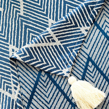 Nordic Style Wave Spirit Pattern Маса за кафе Покривка Водоустойчива Покривка за холна Покривка за ТВ Шкаф Хавлиена кърпа Домашен текстил