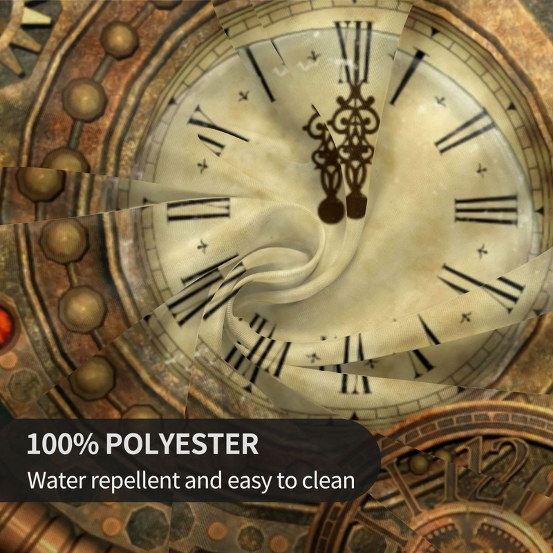 Steampunk dizajnový obrus, nádherný mechanický vintage lacný elegantný obrus na stôl, piknikový chránič na mieru z polyesteru
