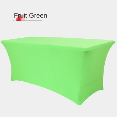 Téglalap koktél nagy nyújtású terítő spandex esküvői szálloda születésnapi találkozó büféasztal borító elasztikus terítő dekor