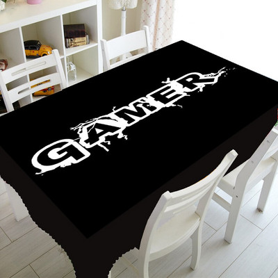 Cool Playstation Gaming Home Decor Playstation Controller Buttons Stolnjak za Pravokutni stol Pokrivač Video igre Stolnjak