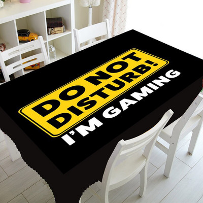 Cool Playstation Gaming Home Decor Playstation Controller Buttons Stolnjak za Pravokutni stol Pokrivač Video igre Stolnjak