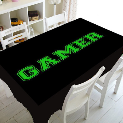 Cool Playstation Gaming Home Decor Playstation Controller Buttons Stolnjak za Pravokutni stol Pokrivač Video igre Stolnjak