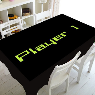 Cool Playstation Gaming Home Decor Playstation Controller Buttons Stolnjak za Pravokutni stol Pokrivač Video igre Stolnjak