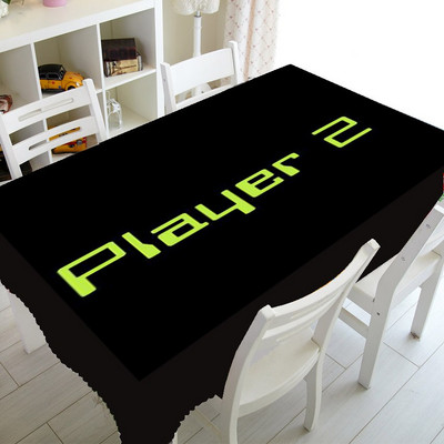 Cool Playstation Gaming Home Decor Playstation Controller Buttons Stolnjak za Pravokutni stol Pokrivač Video igre Stolnjak