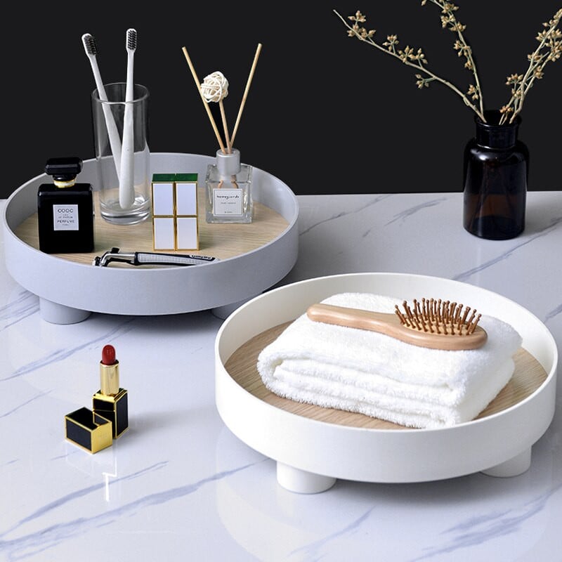 Šiaurės šalių dekoratyviniai padėklai Namų dekoras Apvalios vaisių lėkštės Papuošalai Svetainė Aromaterapija Kosmetika Organizatorius laikymo padėklo dėžutė