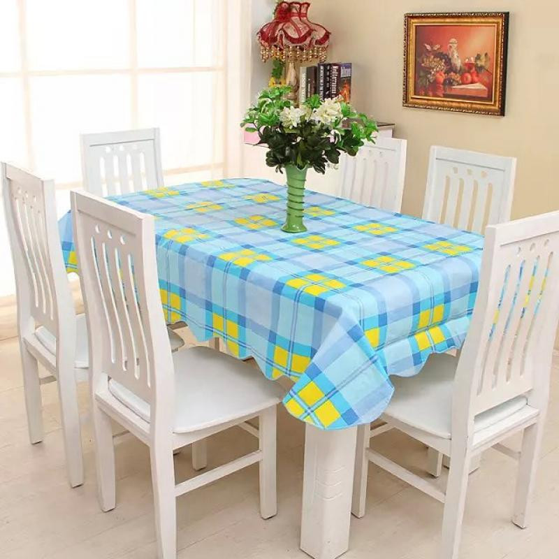 Stolnjak Zlatni mušeni pravokutni stolni pokrivač s valovitim rubom Ramazanski stolnjak otporan na ulje Kućni ukrasni pribor za zabavu