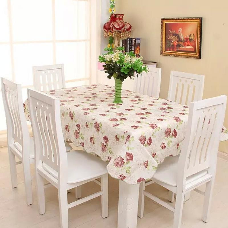 Stolnjak Zlatni mušeni pravokutni stolni pokrivač s valovitim rubom Ramazanski stolnjak otporan na ulje Kućni ukrasni pribor za zabavu