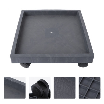 Vazonų sodintuvo vežimėlis, susukamas dėklas su ratukais augalams perkelti