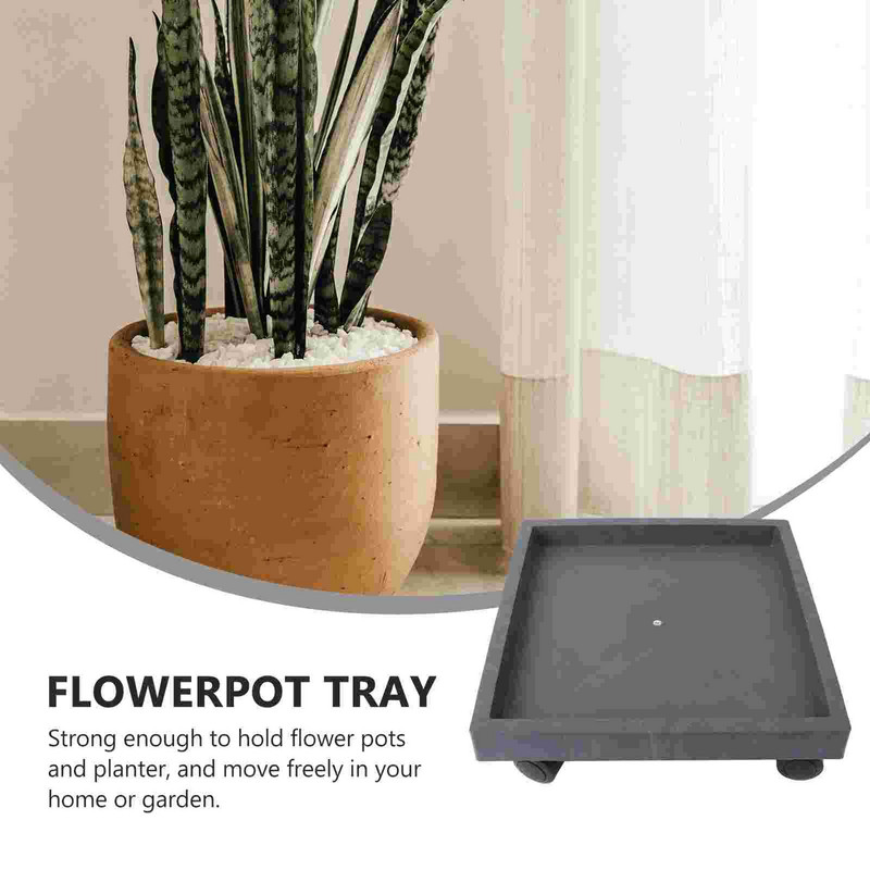 Vazonų sodintuvo vežimėlis, susukamas dėklas su ratukais augalams perkelti