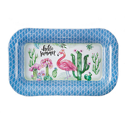 „Putuo“ dekoro virtuvės elegantiški padėklai tapyba Dekoratyvinės lėkštės sienų dailė šventėms, spausdinta skarda Art Lėkštės tabako sukimo padėklas