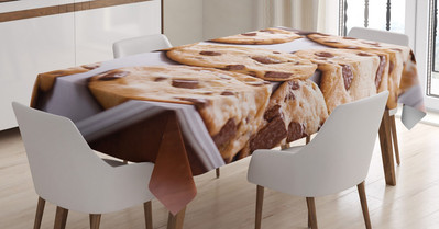 Teniski stolnjak Uzorak sportskih lopti s kovitlacima Tkanina za blagovaonski stol za uređenje kuhinje i doma