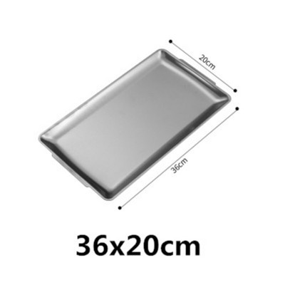 304 zlatno zlatno od nehrđajućeg čelika Posude za pohranu hrane BBQ Sushi Ravna posuda za pečenje kruha od tijesta Kuhinjski tanjur za voće i povrće