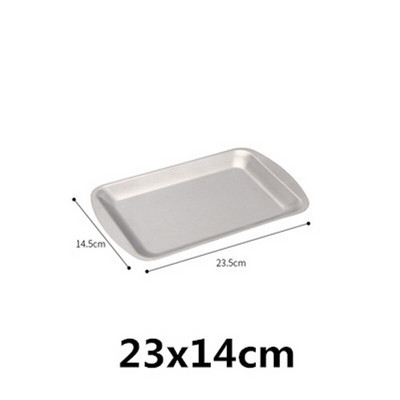 304 zlatno zlatno od nehrđajućeg čelika Posude za pohranu hrane BBQ Sushi Ravna posuda za pečenje kruha od tijesta Kuhinjski tanjur za voće i povrće