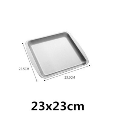 304 zlatno zlatno od nehrđajućeg čelika Posude za pohranu hrane BBQ Sushi Ravna posuda za pečenje kruha od tijesta Kuhinjski tanjur za voće i povrće