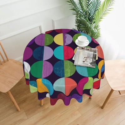 Saulė ir mėnulis Retro staltiesė Astronomy Witch Pigūs Gražūs stalo užtiesalai Virtuvės spausdinta apsauga Poliesterio staltiesė