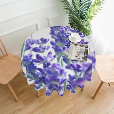 Față de masă mov cu lavandă Câmp de lavandă Natură Plantă Decorativă Personalizată Față de masă Picnic Ieftin Poliester Față de masă