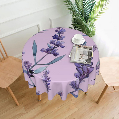 Față de masă mov cu lavandă Câmp de lavandă Natură Plantă Decorativă Personalizată Față de masă Picnic Ieftin Poliester Față de masă