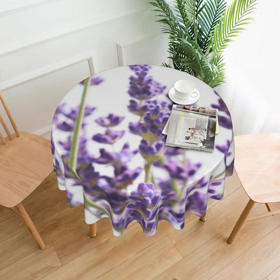 Față de masă mov cu lavandă Câmp de lavandă Natură Plantă Decorativă Personalizată Față de masă Picnic Ieftin Poliester Față de masă