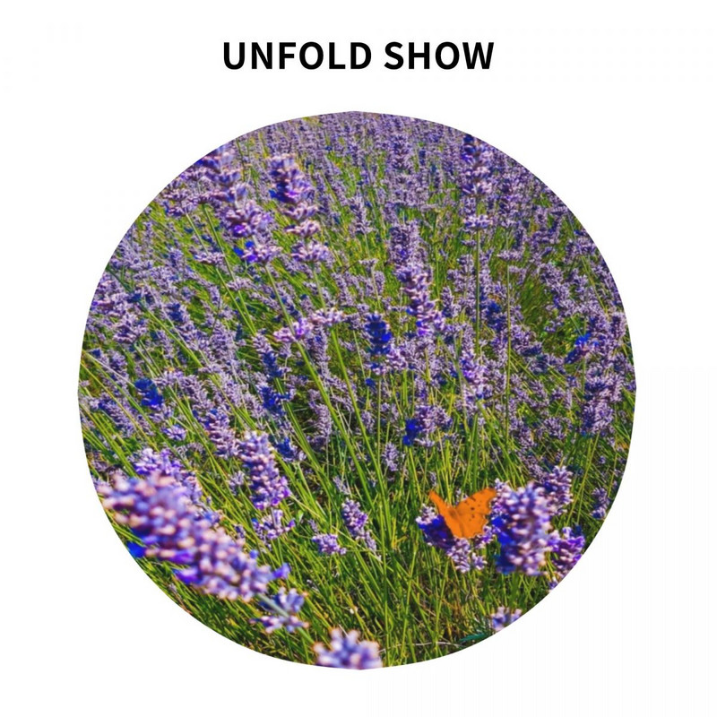 Față de masă mov cu lavandă Câmp de lavandă Natură Plantă Decorativă Personalizată Față de masă Picnic Ieftin Poliester Față de masă