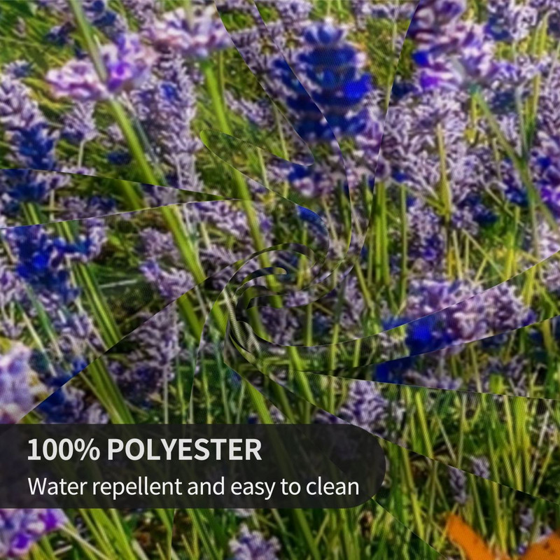 Față de masă mov cu lavandă Câmp de lavandă Natură Plantă Decorativă Personalizată Față de masă Picnic Ieftin Poliester Față de masă