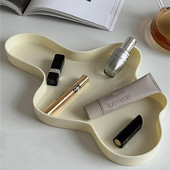 Kreativni akrilni pladanj za posluživanje hrane i pića Nepravilan tanjur za pohranu parfema Nakit Radna ploča Kozmetika Ornamenti Organizator