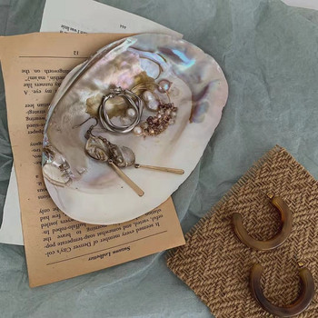 Nordic Ins Pearl Shell Δίσκος Γάμου Μακιγιάζ Μπάνιου Δίσκος αποθήκευσης κοσμημάτων Μπιμπελό Αρώματα Καλλυντικά Διακοσμητικοί Δίσκοι διακόσμηση σπιτιού