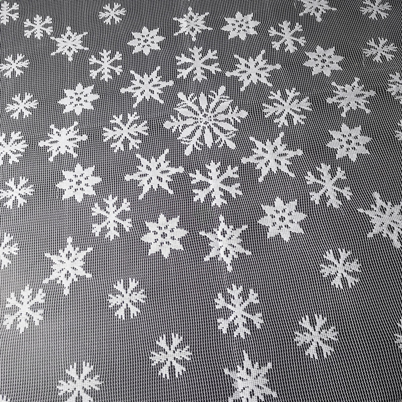 Domáci obrus Elk Decoration Vianočná čipka Snehová vločka Biely čipkovaný obrus Vianočná snehová vločka s losím vzorom Domáca párty dekorácia