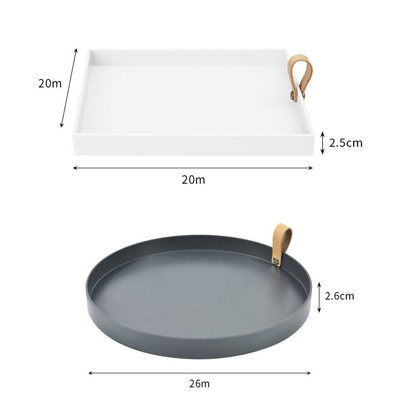 Tálca dekorációs tálca rendszerező kozmetikai tároló doboz lakberendezési tányér többfunkciós parfüm kulcs asztali tároló állvány