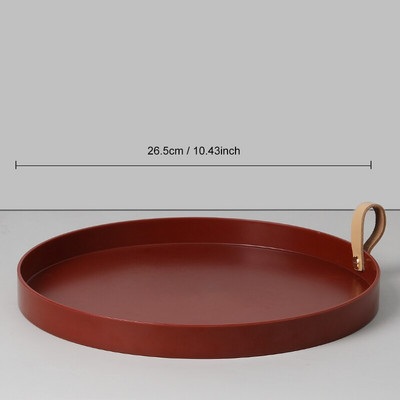 Nordic asztali tárolótálca egyszínű Egyszerű ékszertároló tálca Nappali Konyhaasztal Hordozható rendező Otthoni dekoráció