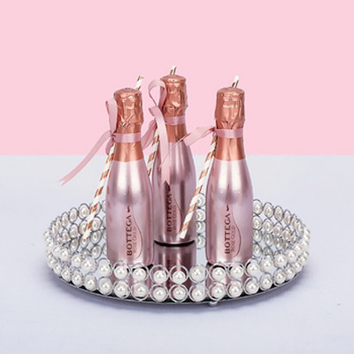 Nordic Creative Pearl Mirror Pladanj Stalak za torte Svadbeni desert Raspored stola Ukrasni ukrasi Kozmetika Pladanj za pohranjivanje nakita