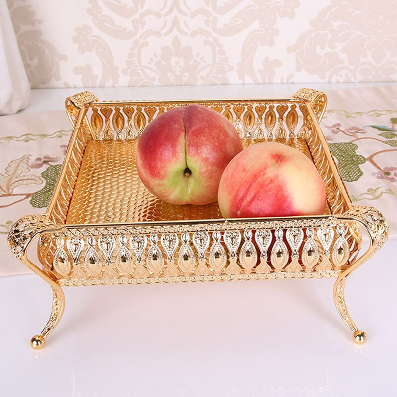1 Buc Tavă 20x20x10cm Oom H Farfurie Vintage Fructe Multi-Funcțional Depozitare Gustare Tavă Fructe Acasa Tavă Băuturi Cutie Creativă Living R